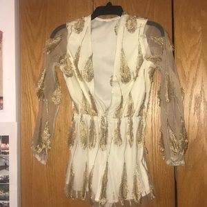 Vintage Chic Shorts Romper